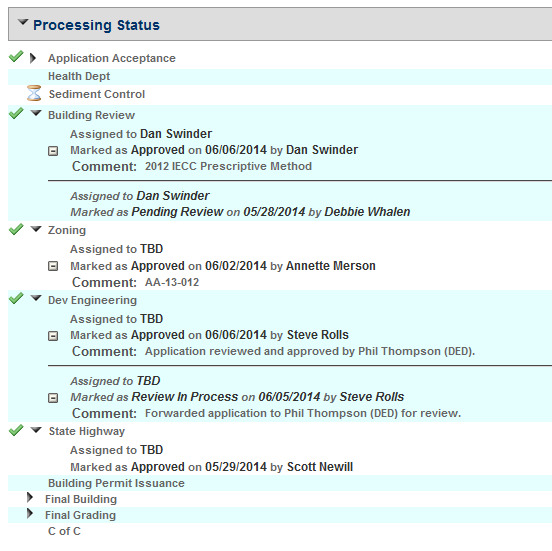 Permit Status